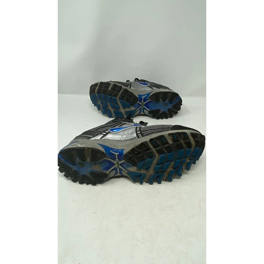 Brooks Adrenaline ASR Mens 10.5 Trail Running Shoes Gray Blue 1101011D460